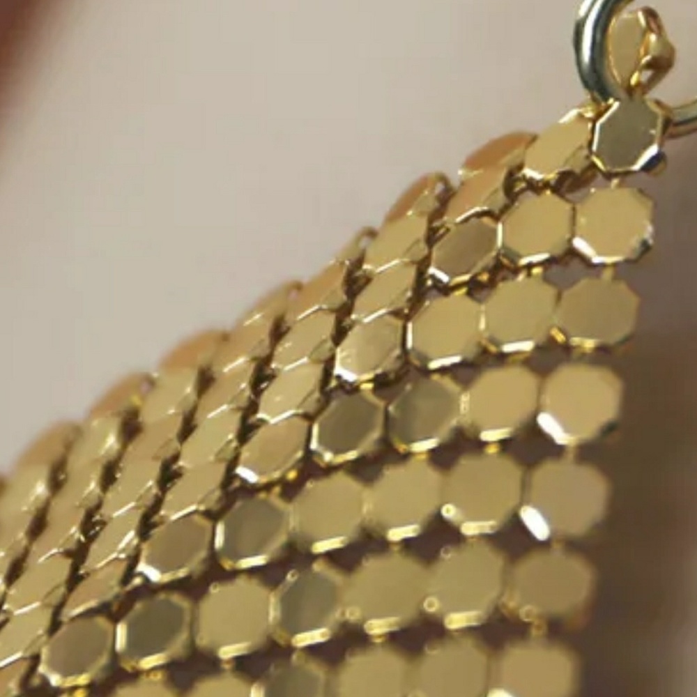Draped Gold Metallic Halter Top | Sexy Clubwear - Picture 3 of 7